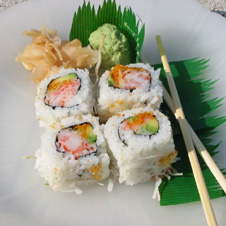 rice and sushi